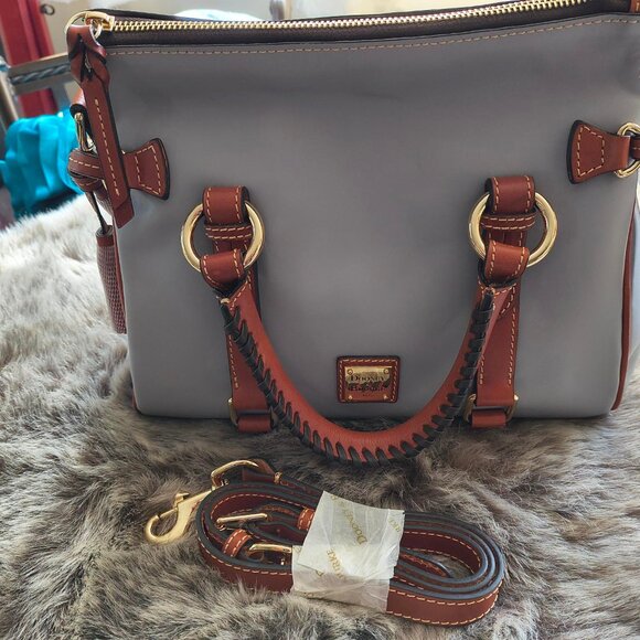 Dooney & Bourke Classic Satchel in Ash Color - Picture 9 of 11